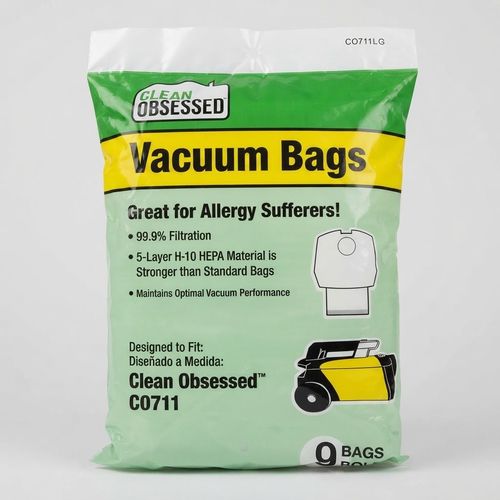 CO711 Commercial Canister HEPA Bags, 9-Pack